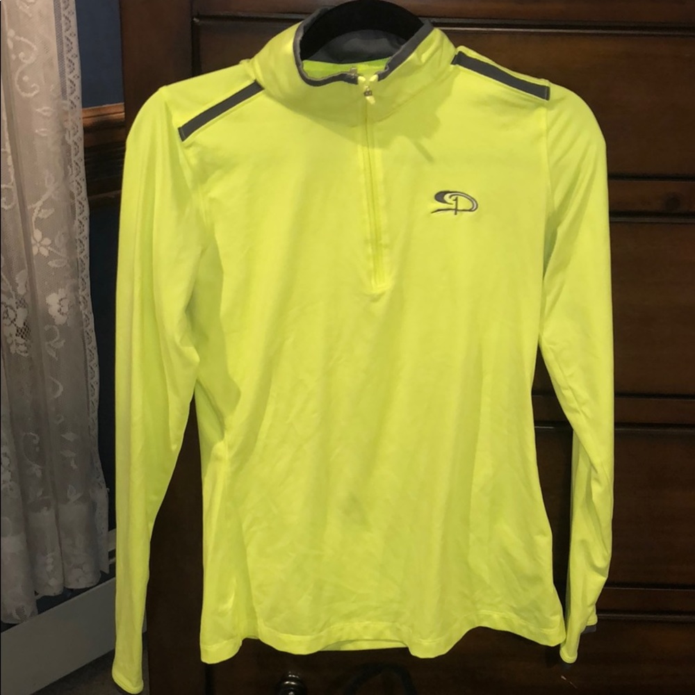 neon yellow active shirt